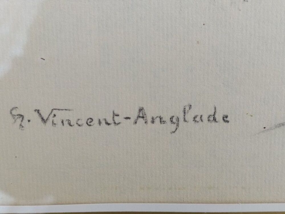 Tableau Lithographie Vincent-Anglade Chien &Eacute;pagneul Setter 