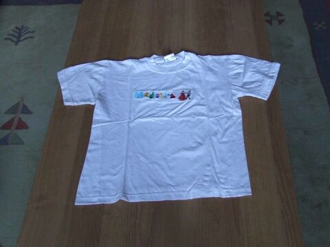 Tee-shirt manches courtes, Madeira, Blanc, 14�ans, TBE 4 Bagnolet (93)