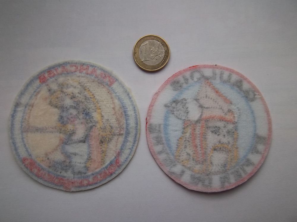lot 2 &eacute;cussons gaulois patriotique insigne collection 