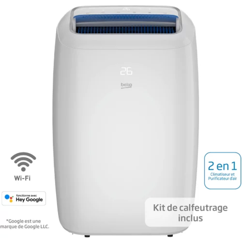 CLIMATISEUR REVERSIBLE BEKO BP 113 H CLASSE A Electroménager