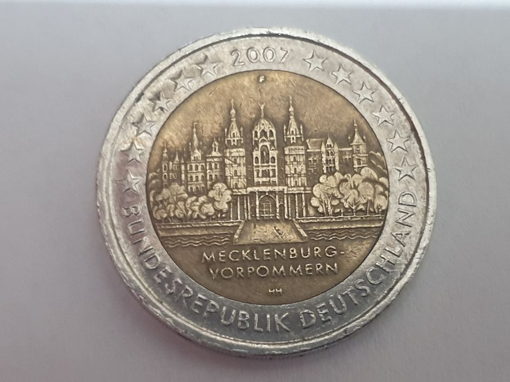 Pi&egrave;ce de 2 euros Allemagne 2007 (F) HH 