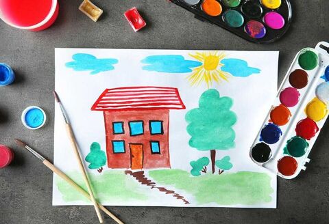 Atelier peinture cr&eacute;atif pour enfants 0 42300 Roanne