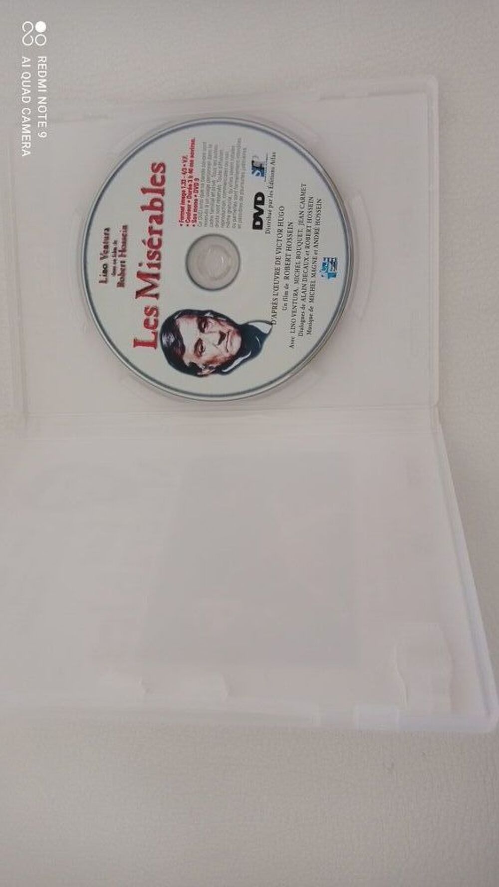DVD "Les Mis&eacute;rables" DVD et blu-ray