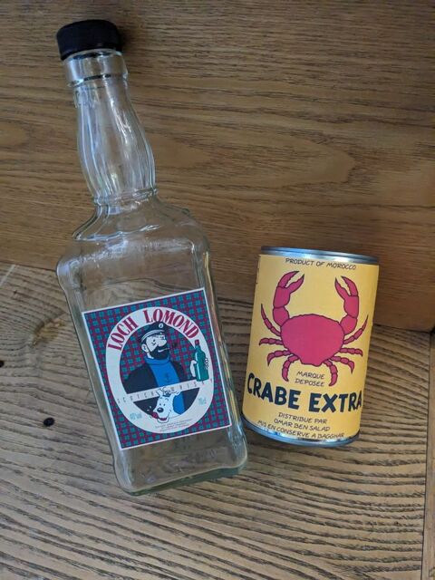 Bo�te de conserve Tintin + bouteille de whisky loch lomond d 10 Marseille 13 (13)