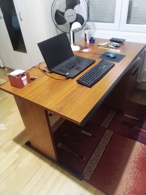 Ensemble de bureau acajou 550 Allassac (19)