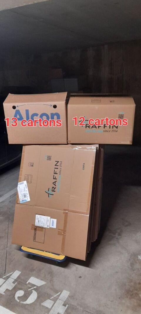 Lot 25 cartons d�m�nagement/rangement/envoi colis 60x40x40 Villepreux (78)