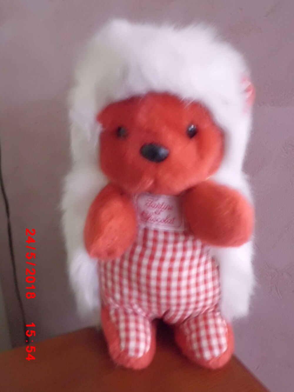 HERISSON ROUGE ET BLANC TARTINE ET CHOCOLAT Jeux / jouets