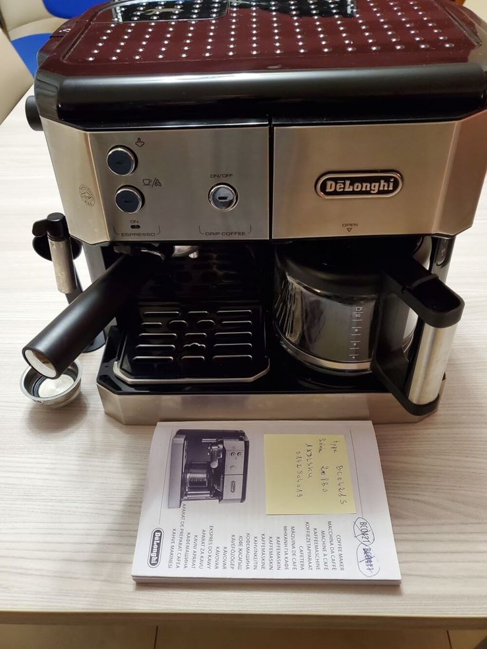 Cafeti&egrave;re verseuse filtre + expresso Delonghi Electroménager