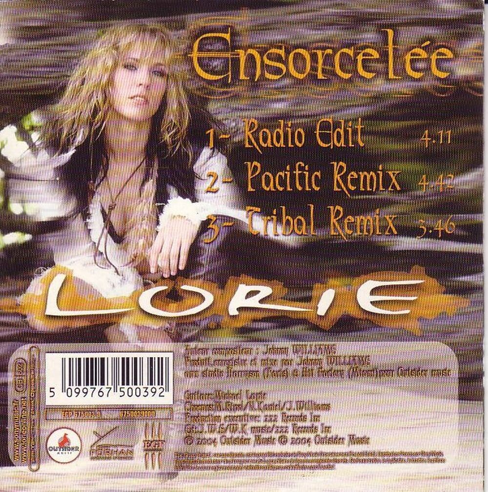 CD Lorie "Ensorcel&eacute;e CD et vinyles