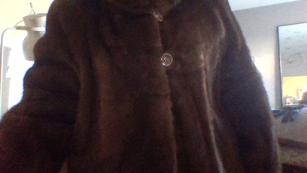 manteau en vison dor&eacute; , re&ccedil;u en h&eacute;ritage jamais port&eacute; Vêtements