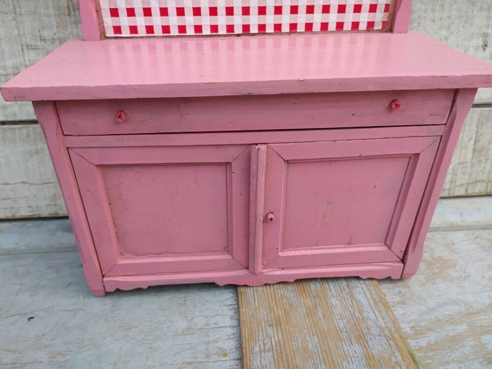 Ancien Jouet Poup&eacute;e Meuble Buffet Cuisine 