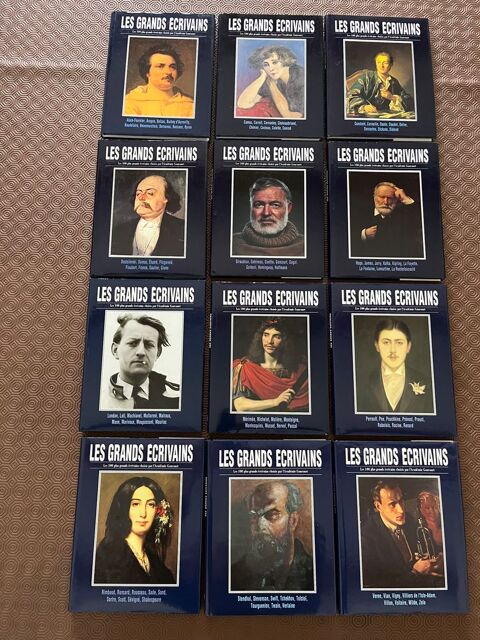 12 livres grands �crivains. 70 Saint-Mathieu-de-Tr�viers (34)