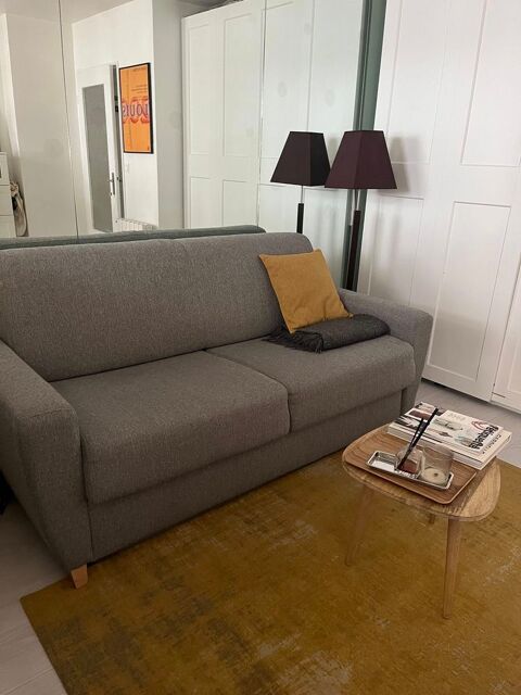 Canap� Convertible Miliboo Gris en Tweed 390 Boulogne-Billancourt (92)