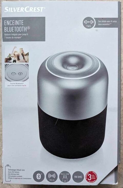 Enceinte Bluetooth Silvercrest 10 Angres (62)