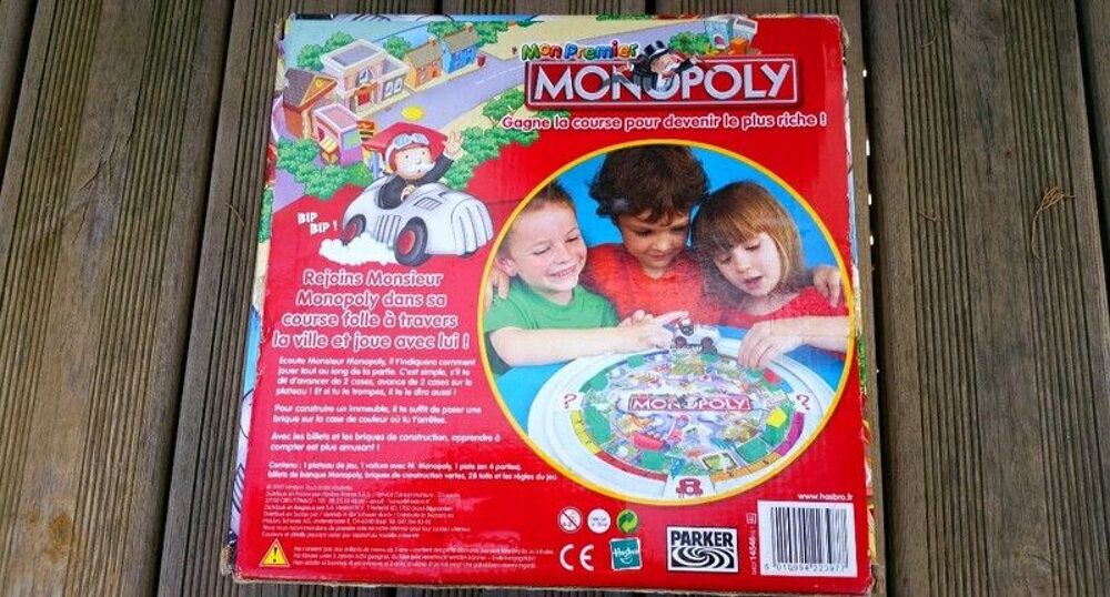 Parker - Jeu de soci&eacute;te - Mon Premier Monopoly - Le Monopoly des tout-petits Jeux / jouets