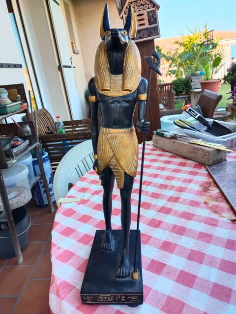 STATUETTE DU DIEU EGYPTIEN      ANUBIS     50 Dolus-d'Ol�ron (17)
