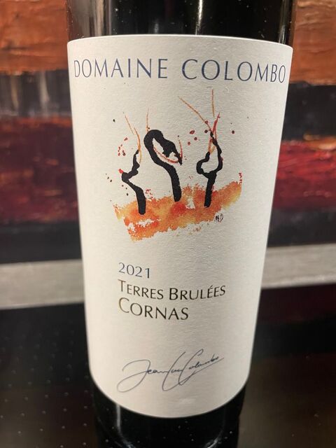 1 Bt CORNAS 2021 Jean-Luc COLOMBO TERRES BRÛLÉES 48 Vigneux-sur-Seine (91)