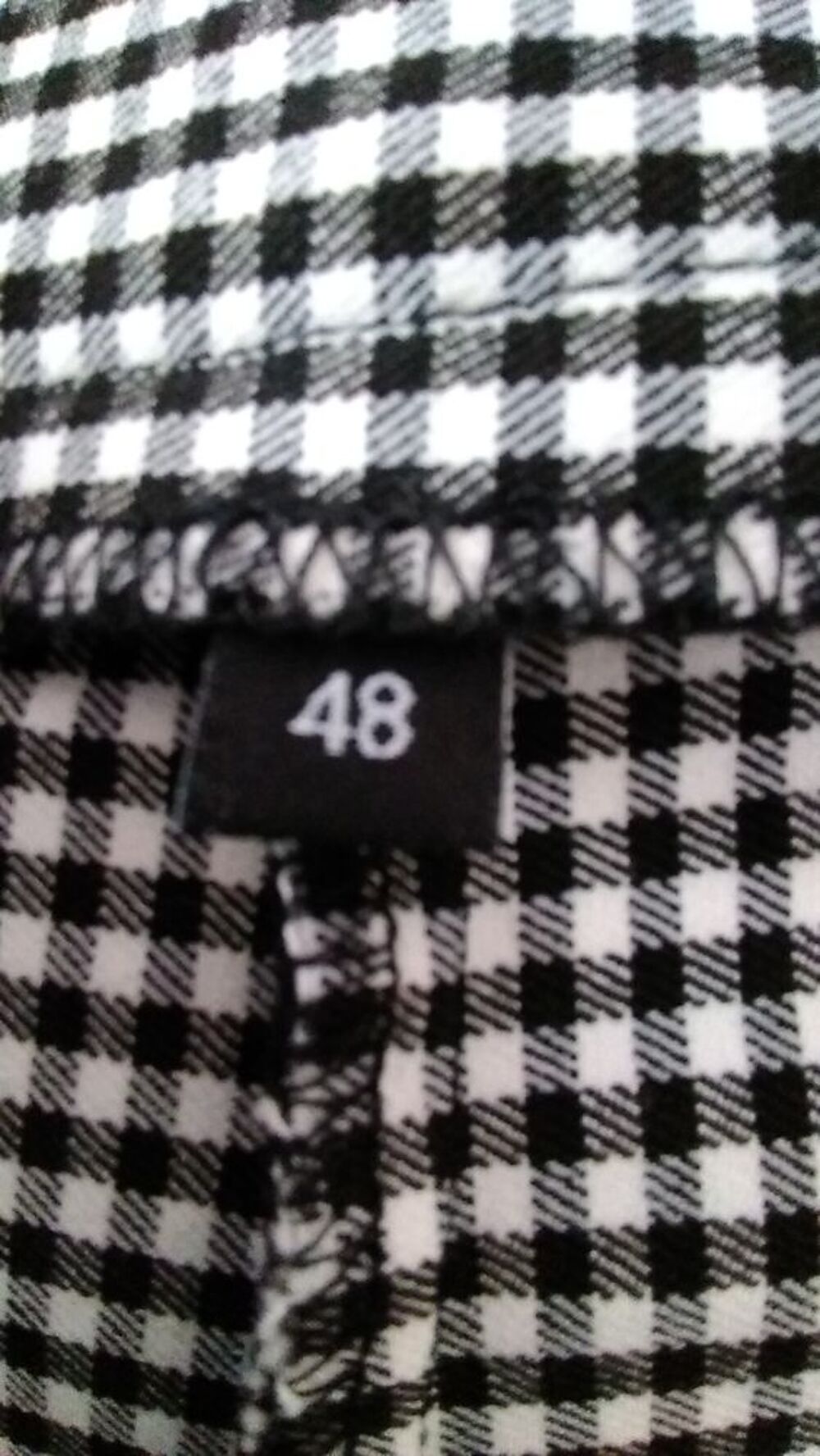 pantalon neuf; vichy taille 48 Vêtements