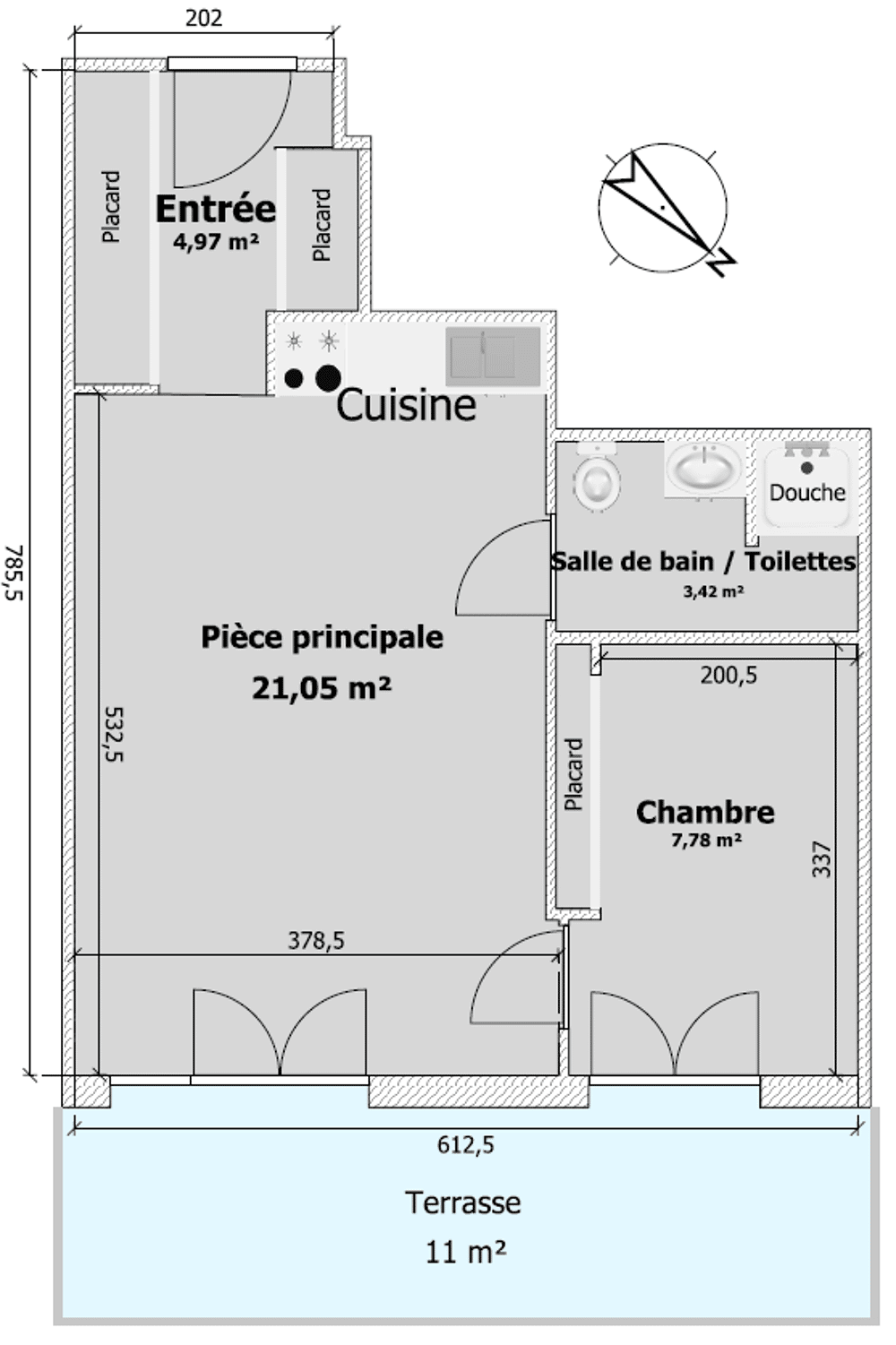 Vente Appartement Appartement T1 bis 37,5m² centre-ville Ferney-voltaire