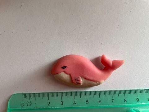 Gomma gomme eraser collection - baleine rose 5 Bures-sur-Yvette (91)