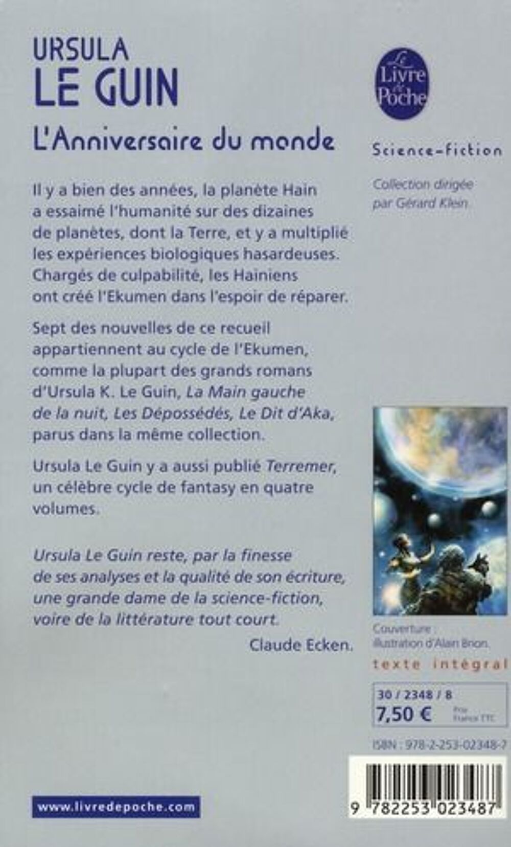 L'anniversaire du monde - Ursula Le Guin, Livres et BD