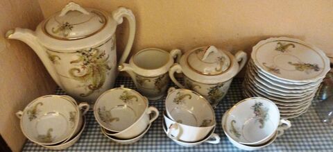 Service café porcelaine Limoge Lucien Michelaud 85 Aubenas (07)