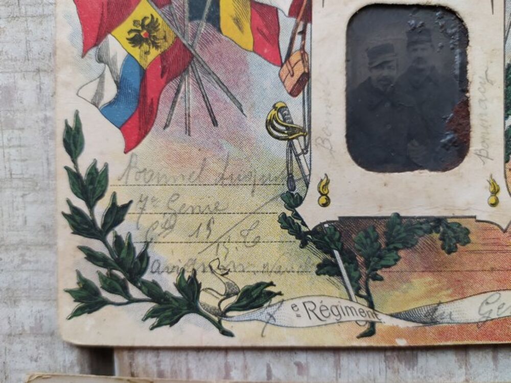 CPA Ferrotype 7&egrave;me G&eacute;nie Angers Villeneuve les Avignon 1915 