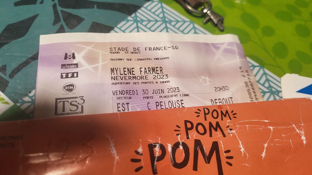 Place de concert stade de france 2024 mylene farmer Billetterie