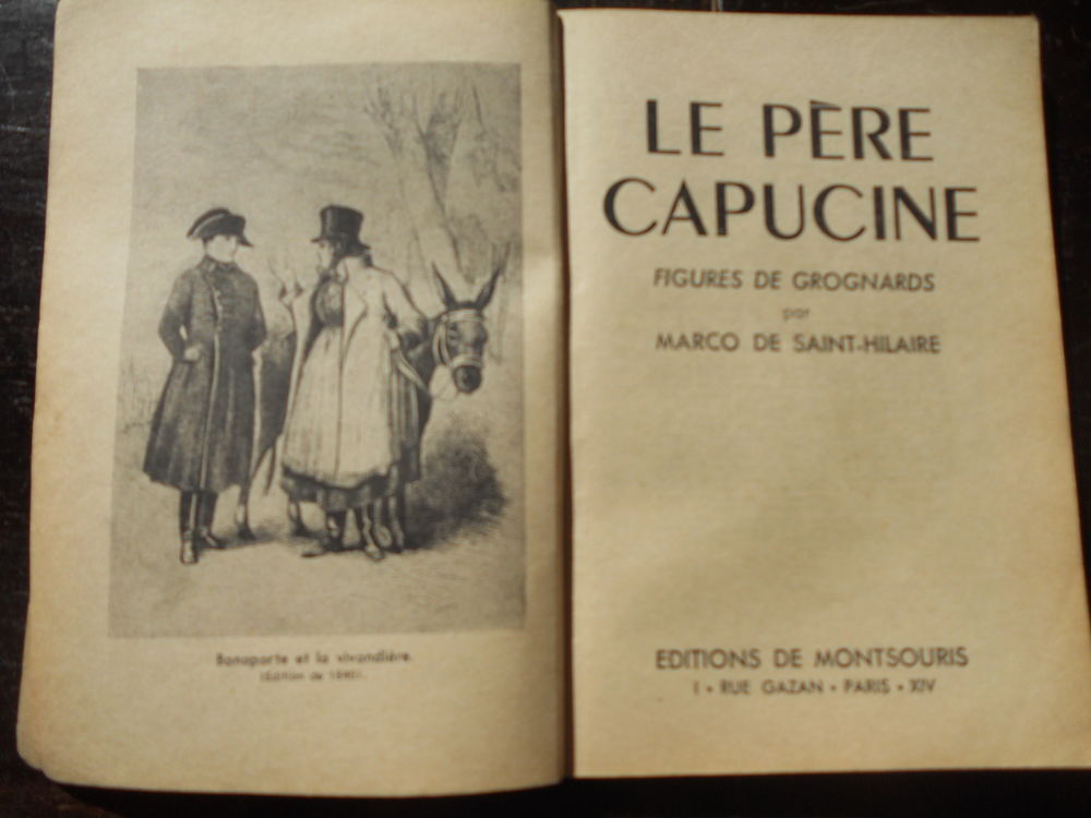 Le P&Egrave;RE CAPUCINE par MARCO de SAINT-HILAIRE Livres et BD