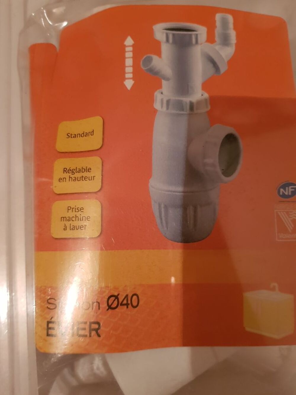 siphon de lavabo Cuisine