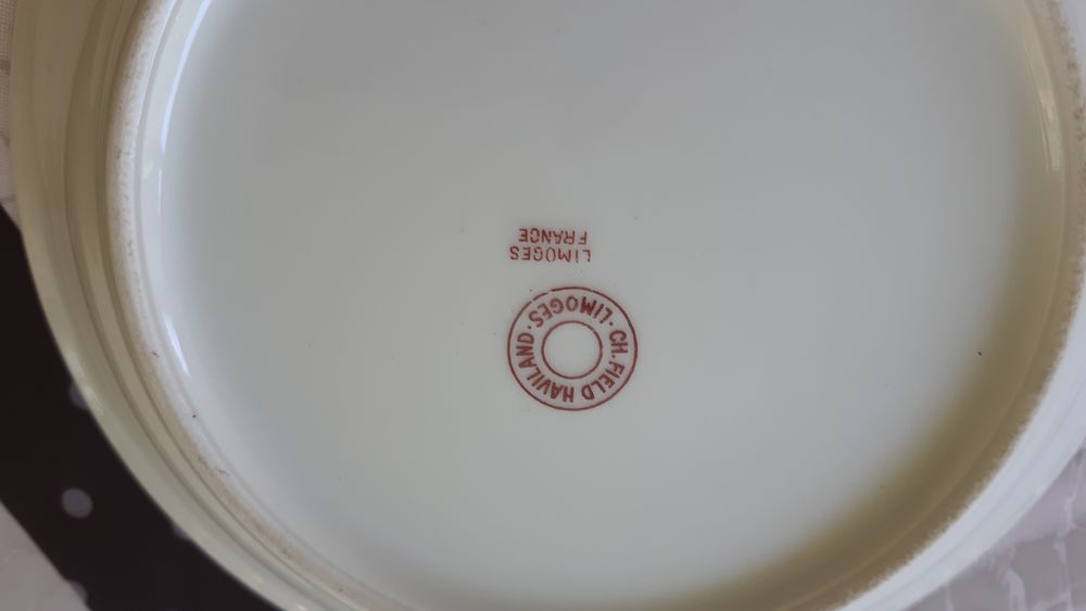 Assiette Creuse Porcelaine de Limoges
Décoration