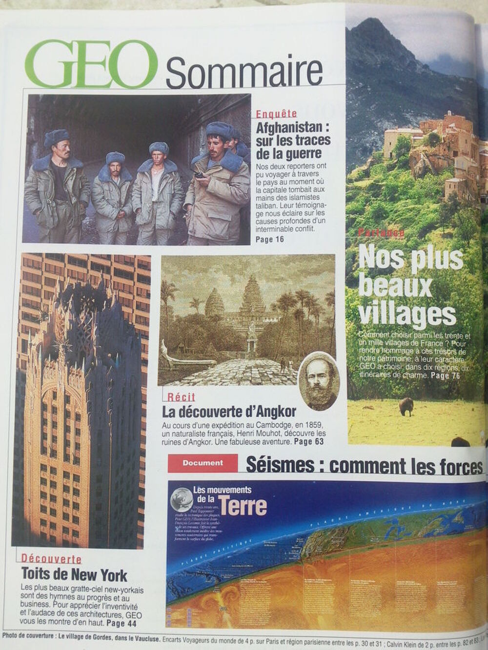 GEO N&deg;219 Mai 97 Les plus beaux villages de France Livres et BD