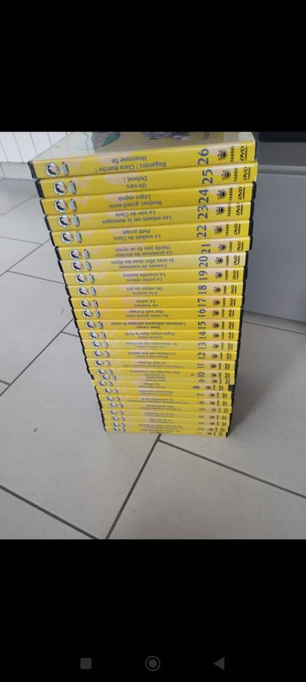 Collection de 26 DVD Heidi DVD et blu-ray