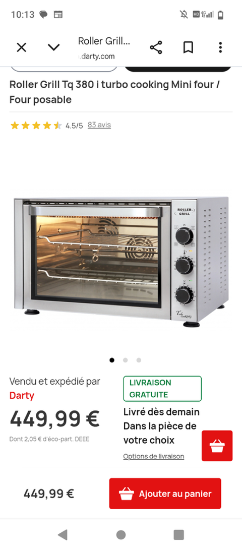Four roller grill turbo cooking Nantes (44)