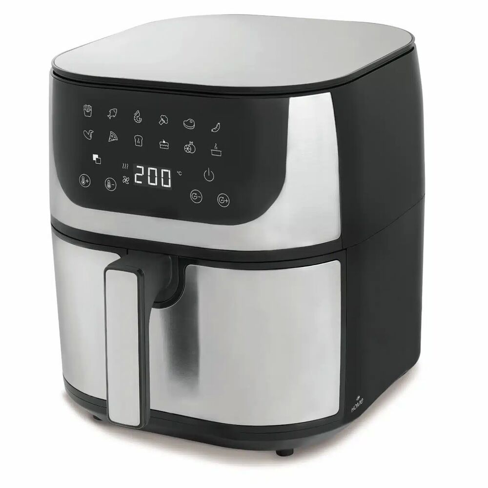 Friteuse sans huile noire et argent&eacute;e &eacute;cran digital 9 L Electrom�nager