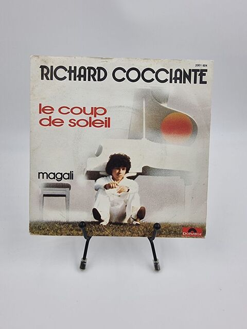 Vinyle 45 tours Richard Coccianté : Le Coup de Soleil  7 Vulbens (74)