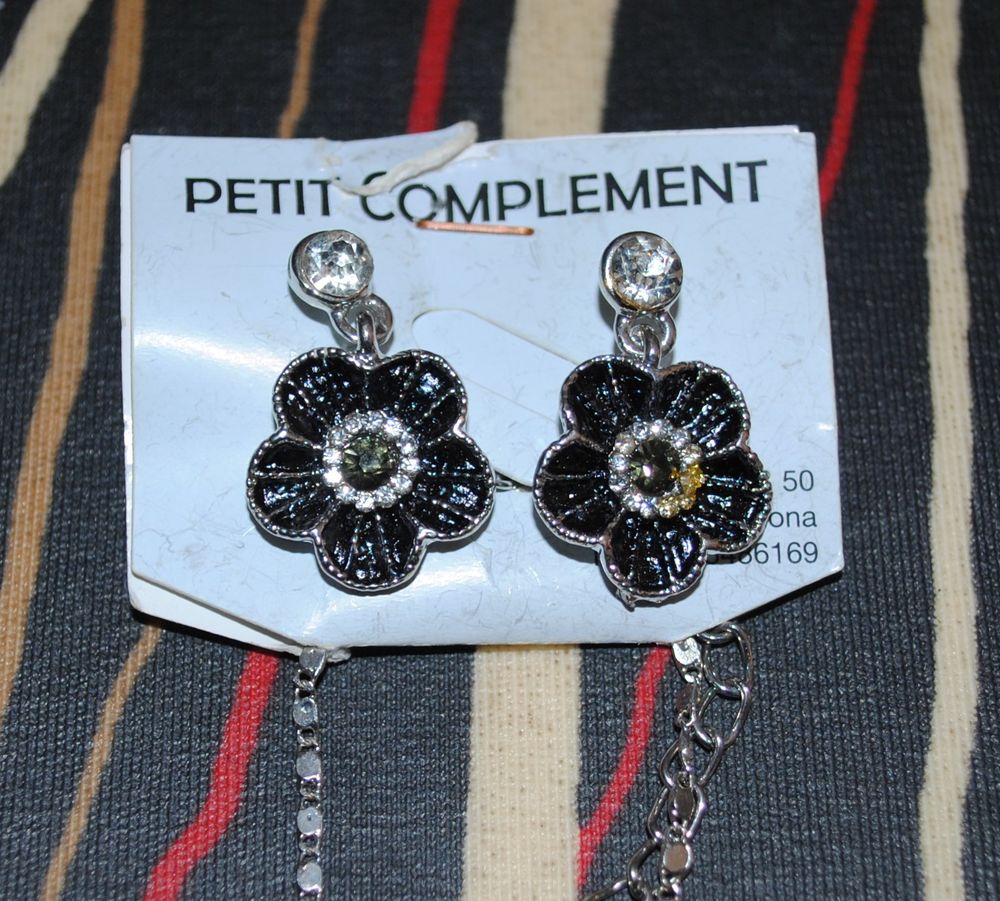 PARURE PENDENTIF ET SES BOUCLES ASSORTIES - Fleurs Bijoux et montres