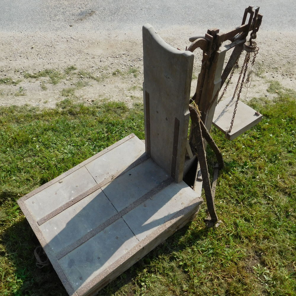 Ancienne balance agricole Décoration