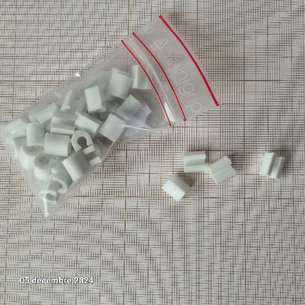 Agrafes, pinces, clips plastique pour bloquer les lignes mon Sports