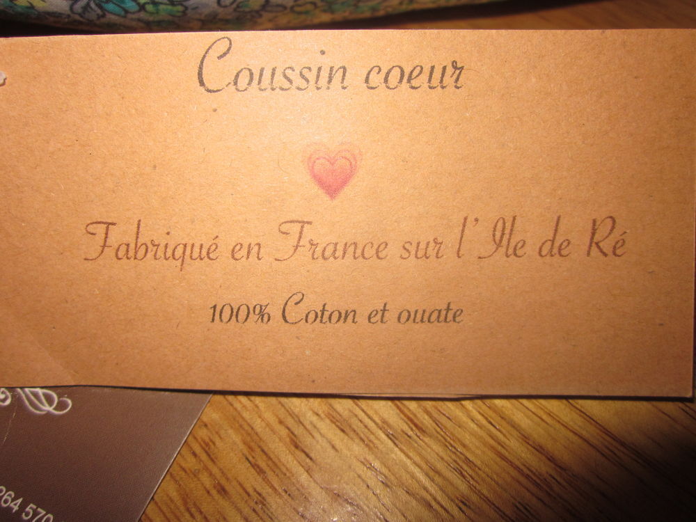 coussin c?ur post mastectomie . Décoration