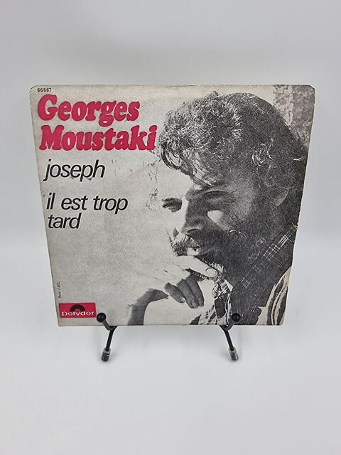 Vinyle 45 tours Georges Moustaki : Joseph / Il est Trop Tard 1 Vulbens (74)
