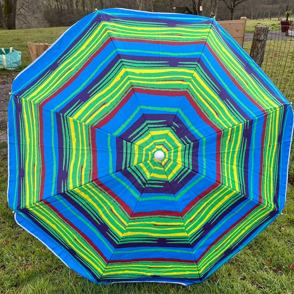 Parasol de plage 140 cm. 
Protection UV Jardin