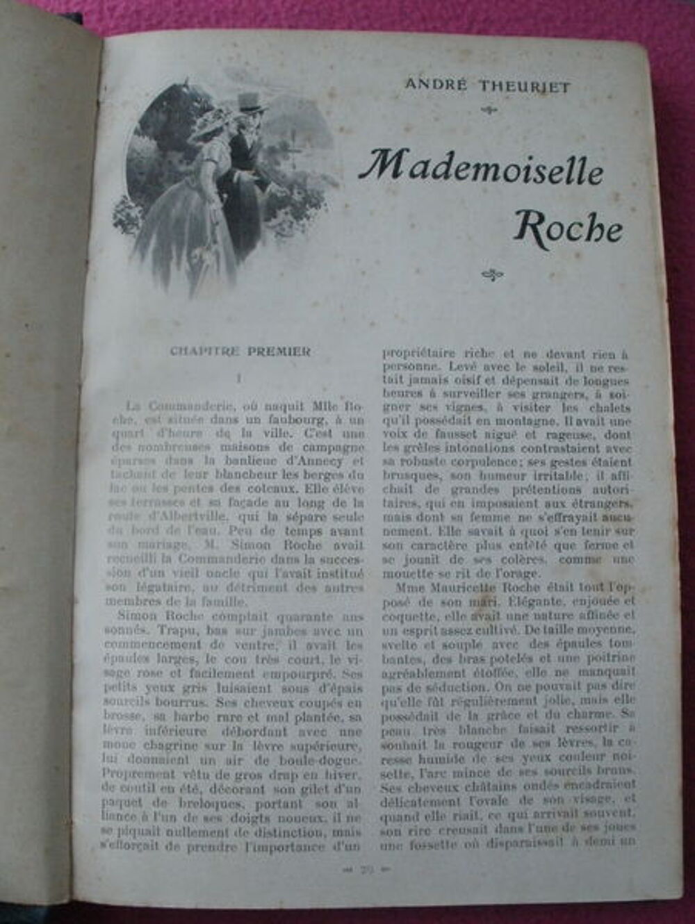 A THEURIET Melle ROCHE /Fleur de NICE / Reine des bois Livres et BD