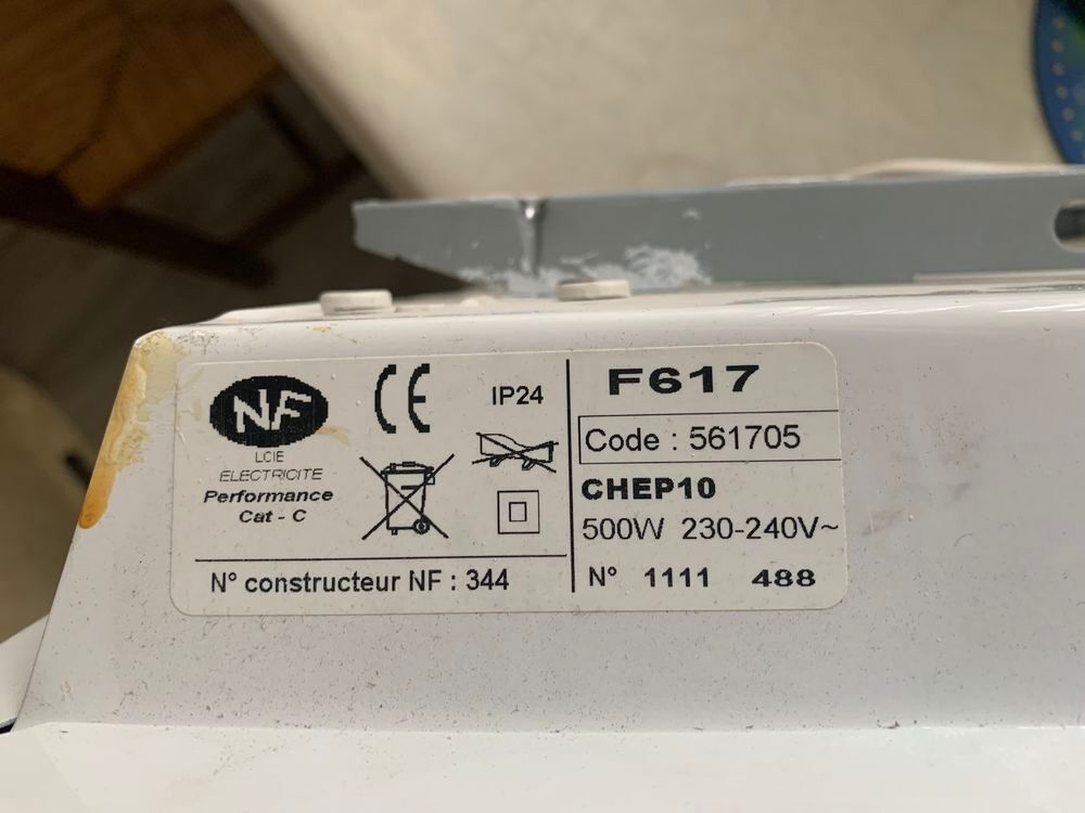 Radiateurs &eacute;lectrique 1000w Atlantic Bricolage