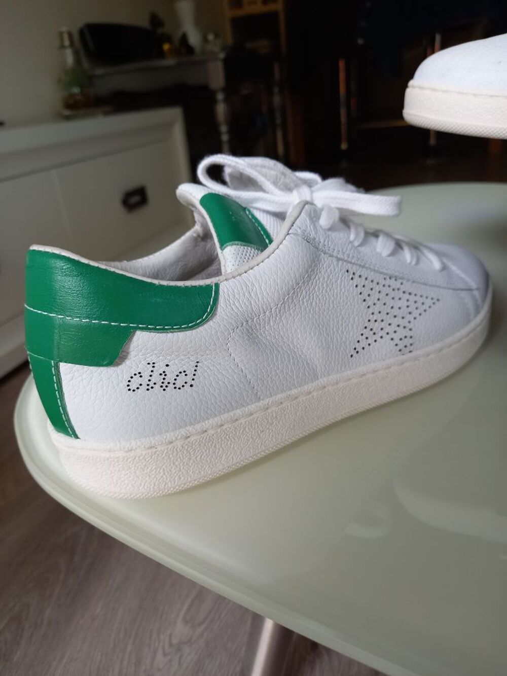 baskets blanches T37 Chaussures