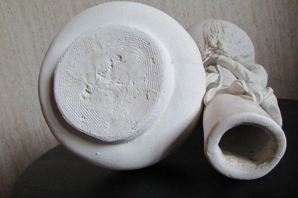 Paire de vases en pl&acirc;tre , epreuve, &eacute;tat brut Décoration