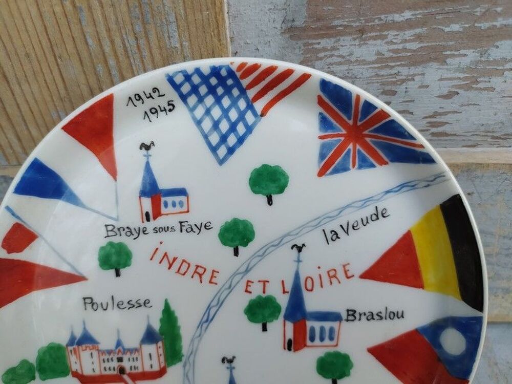 Porcelaine Delvaux Guerre Mondiale WW2 Indre et Loire 