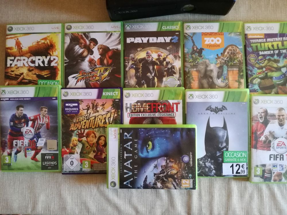 Xbox 360 Consoles et jeux vidéos