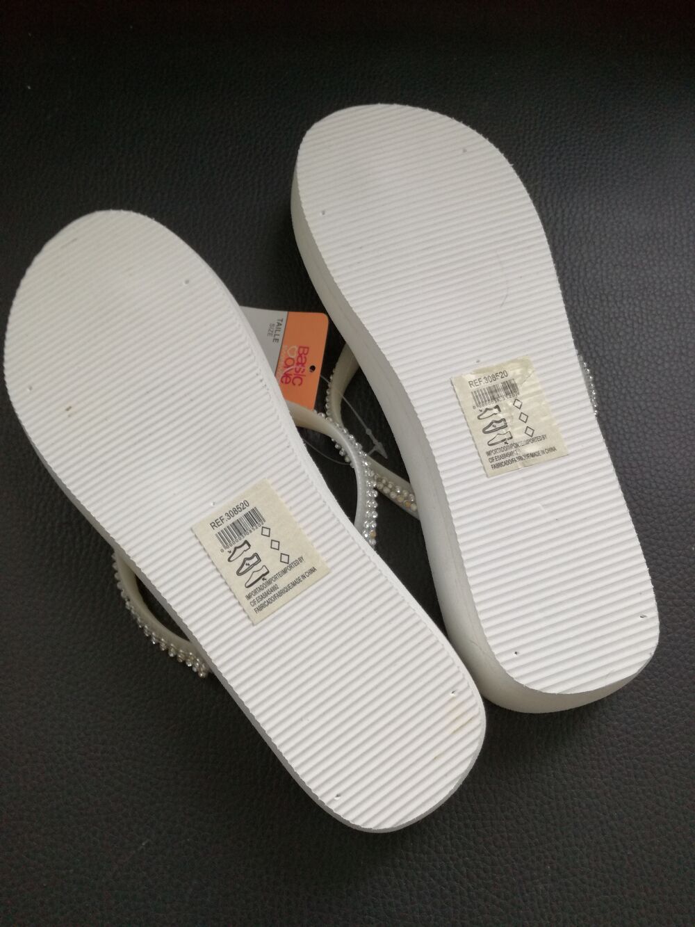 Sandales Tongs Neuves &agrave; Strass?Confort &amp; &Eacute;l&eacute;gance pour l'&eacute;t&eacute; Chaussures