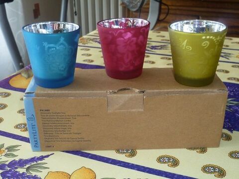 SupportS Partylite maison bougie d�co noel d�couve 6 F�ves (57)